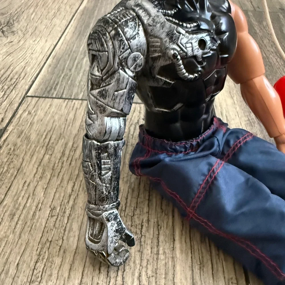 VTG 1998 Mattel Max Steel Action Figure Cyborg Bio-Link Transforming Head 12